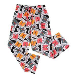 Wallace and Gromit Mens Wanted Poster Feathers McGraw Lounge Pants / Multicolore
